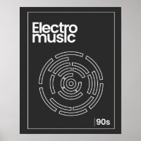Electro Maze 90s Techno Tee