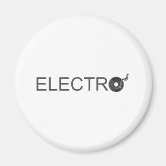 Electro - Music turntable vinyl record DJ Clubber Magnet