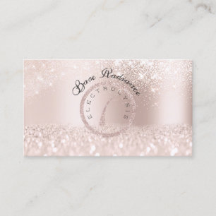 Electrolysis Hair Removal Rose Gold Appointment Card