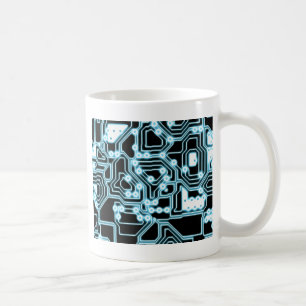 ElecTRON - Blue / Black Coffee Mug