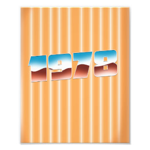 electronic 1978 photo print