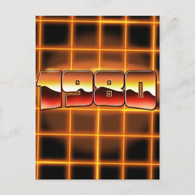 Electronic 1980 postcard (Front)