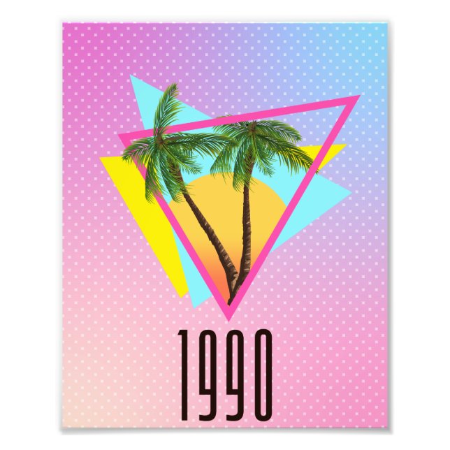 Electronic 1990 photo print (Front)