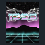 Electronic 1993 photo print<br><div class="desc">1993 Tech noir graphic in a vintage or retro style.</div>