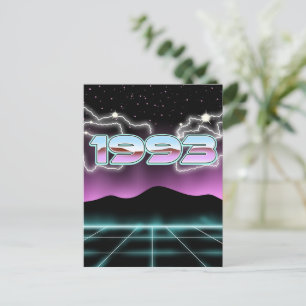 Electronic 1993 postcard