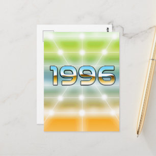 Electronic 1996 postcard