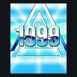 Electronic 1999 photo print<br><div class="desc">1999 Tech noir graphic in a vintage or retro style.</div>