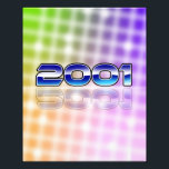 Electronic 2001 photo print<br><div class="desc">electronic 2001,  Y2k graphic poster.</div>