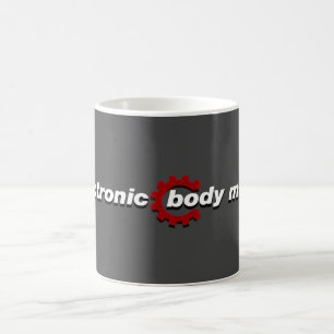 Electronic Body Music EBM lettering Coffee Mug