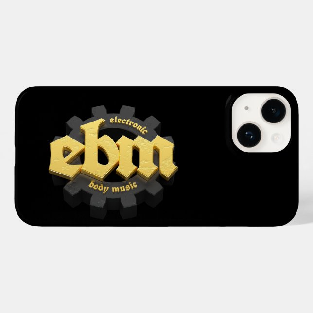 Electronic Body Music EBM lettering V3 Case-Mate iPhone Case (Back (Horizontal))