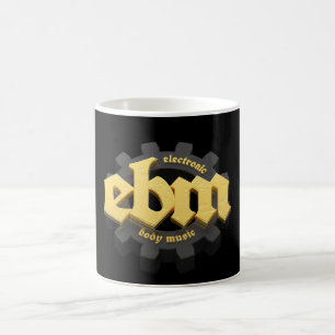 Electronic Body Music EBM lettering V3 Coffee Mug
