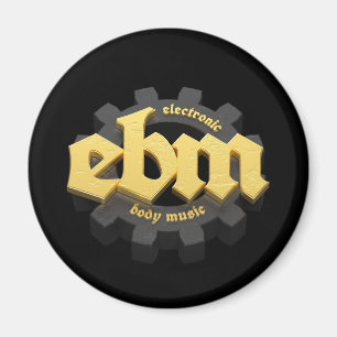 Electronic Body Music EBM lettering V3 Magnet
