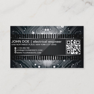 Electronic Chip Style Business Card