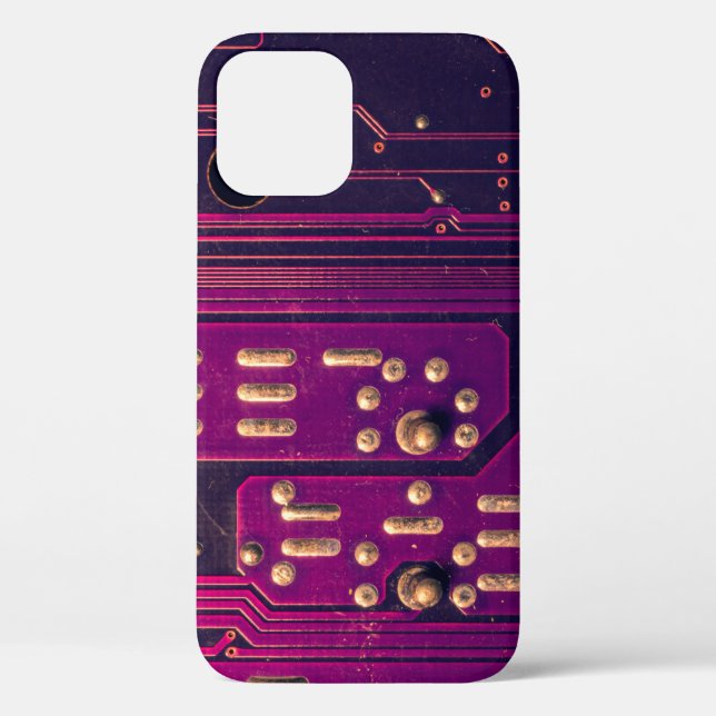 Electronic circuit board abstract background. comp Case-Mate iPhone case (Back)