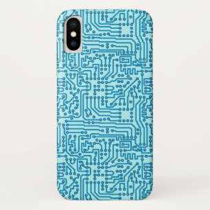 Electronic Circuit Board iPhone X Case