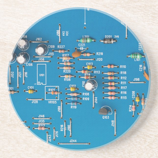 Electronic circuit board coaster (Front)