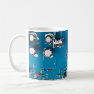 Electronic circuit board coffee mug