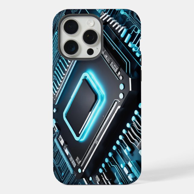  electronic circuit board iPhone case (Back)