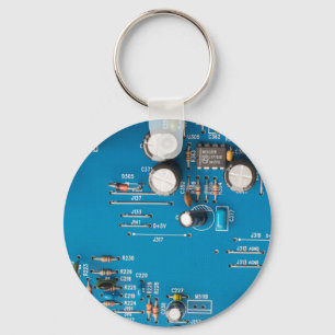 Electronic circuit board key ring