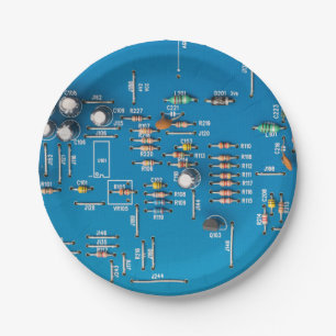 Electronic circuit board paper plate