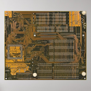 electronic circuit board poster