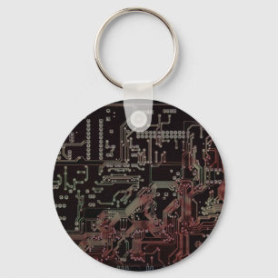 electronic circuit key ring