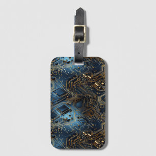 Electronic Circuit Luggage Tag