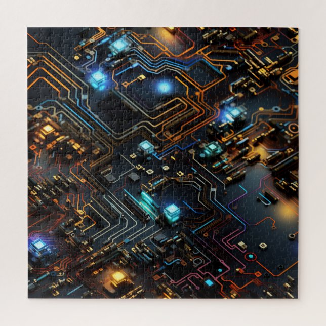 Electronic Circuit Puzzle (Vertical)