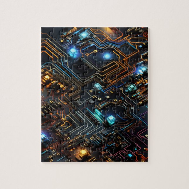 Electronic Circuit Puzzle (Vertical)