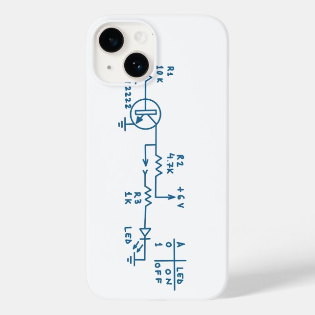 electronic circuit scheme technology homemade geek Case-Mate iPhone case (Back)