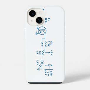 electronic circuit scheme technology homemade geek iPhone 14 case