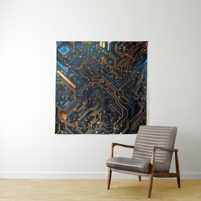 Electronic Circuit Tapestry (In Situ)