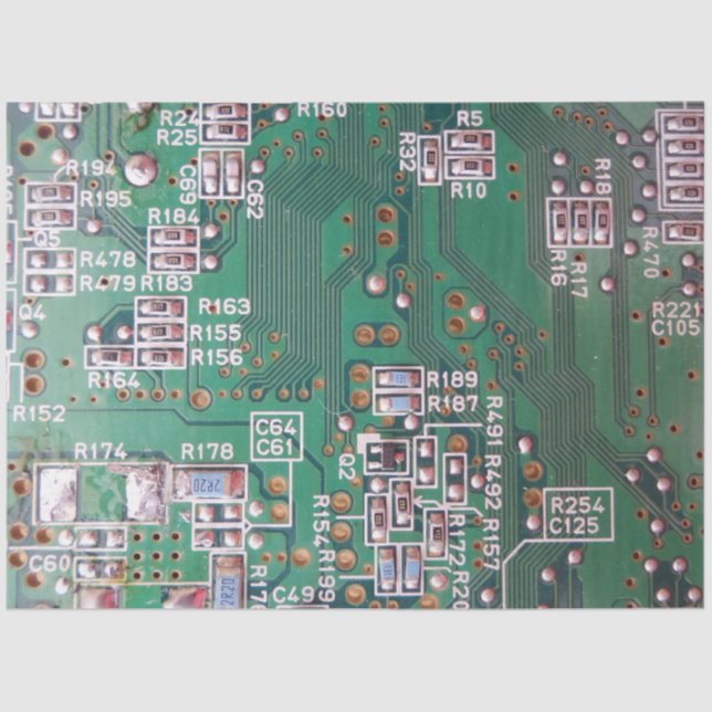 Electronic Circuit Tissue Paper (Front)