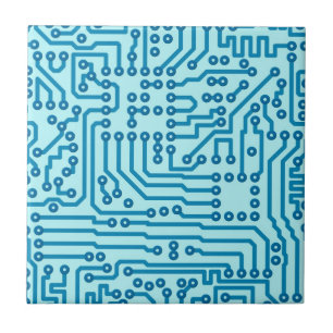 Electronic Digital Circuit Board Ceramic Tile