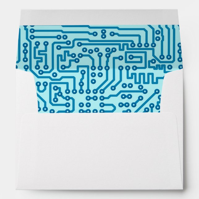 Electronic Digital Circuit Board Envelope (Back (Bottom))