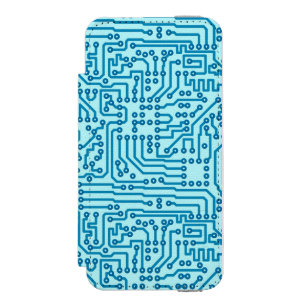 Electronic Digital Circuit Board Incipio Watson™ iPhone 5 Wallet Case