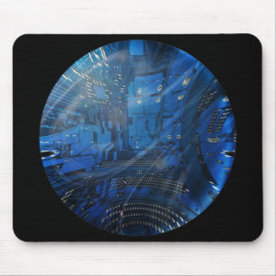 electronic globe mouse pad