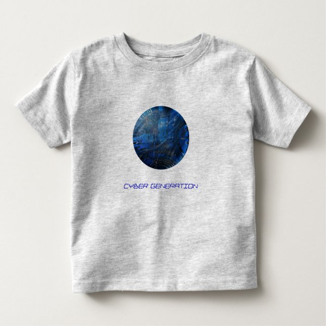 electronic globe toddler T-Shirt (Front)