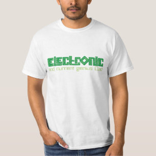 Electronic green PCB style Dad genius t-shirt
