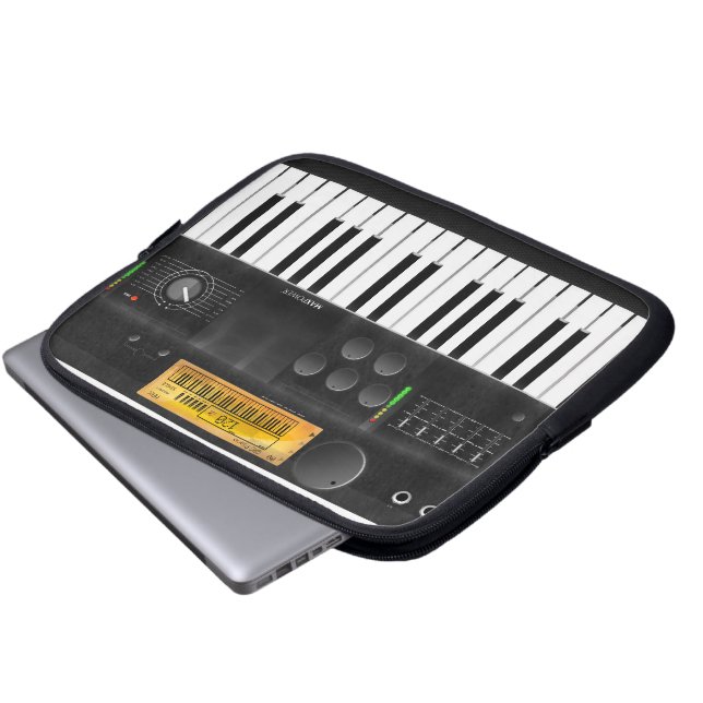Electronic keyboard laptop sleeve (Front Bottom)