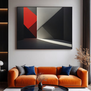 Electronic Modern Abstract Piece Poster