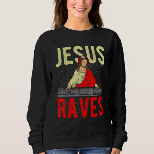 Electronic Music Edm Vinyl Turntable Dj Sweatshirt