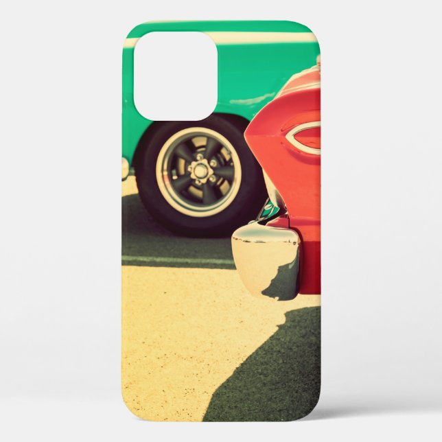 Electronic musical keyboard synthesizer with white Case-Mate iPhone case (Back)