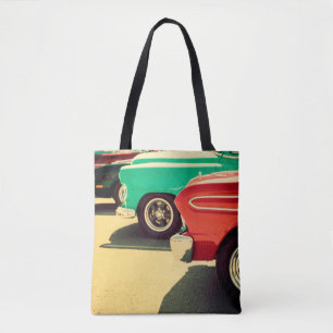 Electronic musical keyboard synthesizer with white tote bag