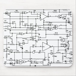 electronic project mouse pad