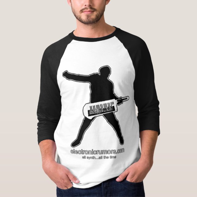Electronic Rumours: Keytar Axe-Man, All T-Shirt (Front)