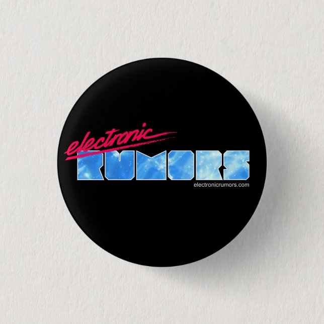 Electronic Rumours: V3.0 3 Cm Round Badge (Front)