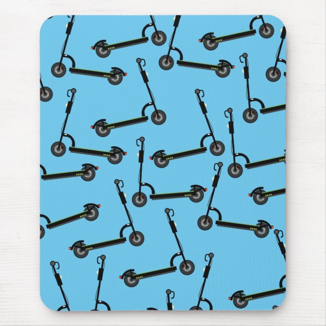 Electronic Scooter pattern Mouse Pad (Front)