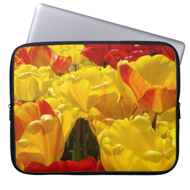 Electronic Sleeves Yellow Tulip Flowers custom (Front)
