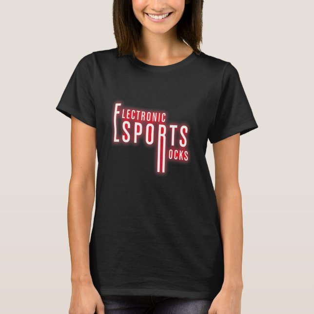 Electronic Sport Rocks Esport Game Gamer Gaming Co T-Shirt (Front)